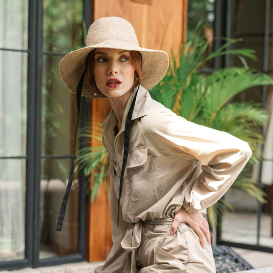 SunKissed Straw Hat - Sun protection and style