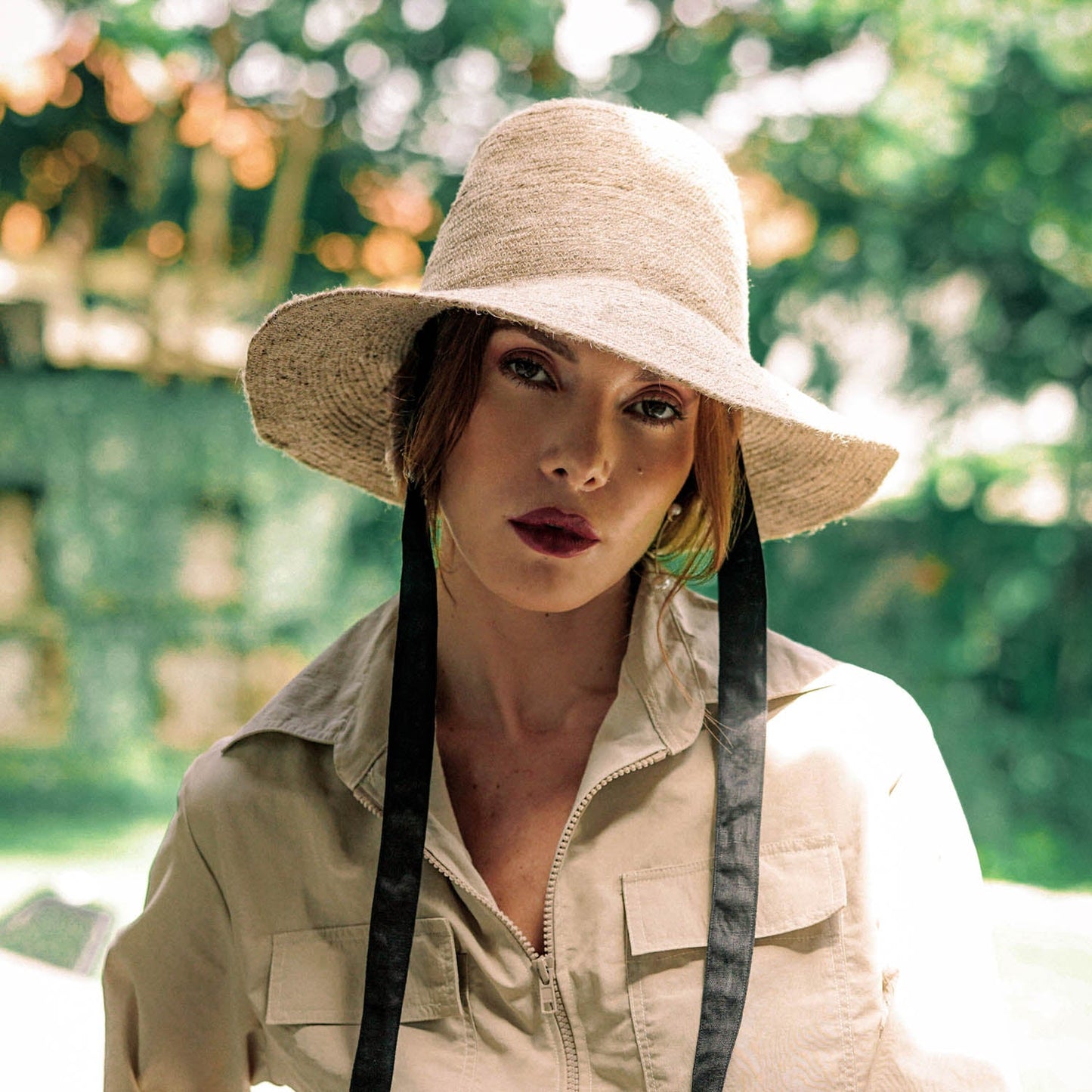SunKissed Straw Hat - Sun protection and style