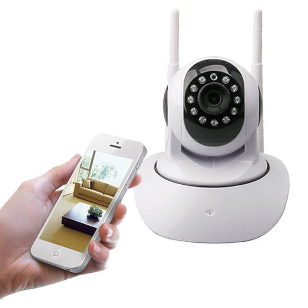 Otočná WiFi kamera s 2 anténami-4